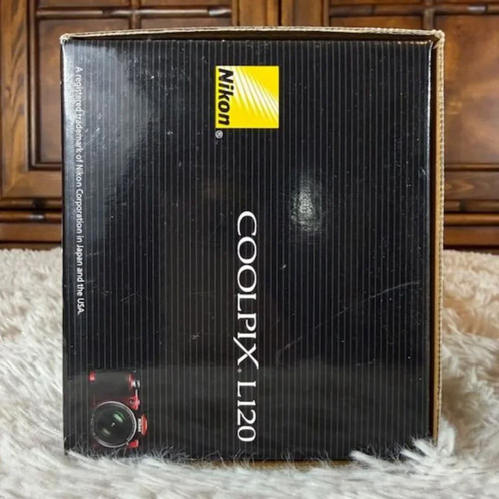 Nikon Red COOLPIX L120 14.1 MP Digital Camera + Travel Storage Bag